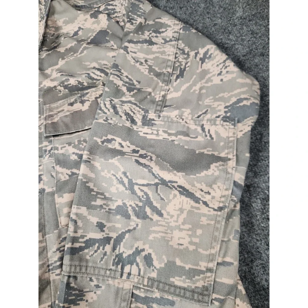 USAF Military Field Coat Jacket ABU Digital Tiger Stripe Camo Combat Uniform 38R